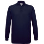 Polo homme manches longues safran B&C