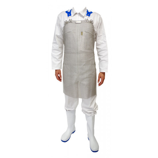 Tablier désosseur maillinox en cotte de mailles reversibles
