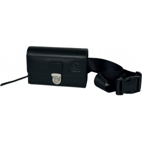 Sacoche de Serveur en Cuir, avec Monnayeur 5 Pièces Transparent, Fermeture Cartable (2)
