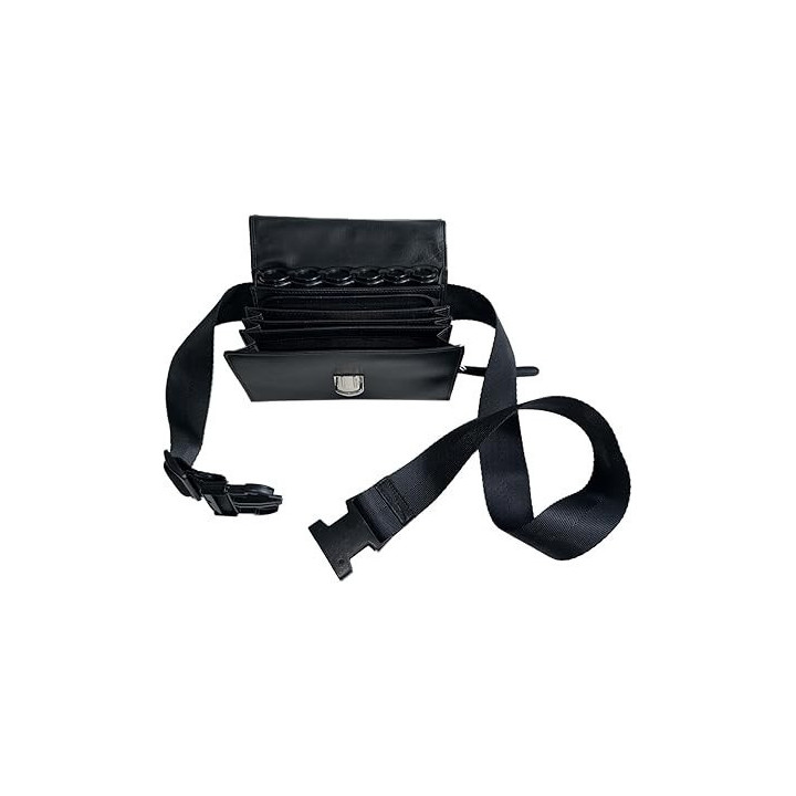 Sacoche banane serveur cuir avec monnayeur 6 pièces euros