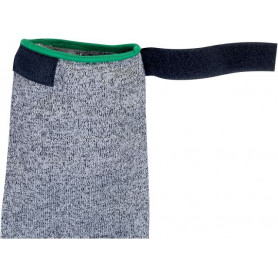 Gant tricoté avec longue manchette