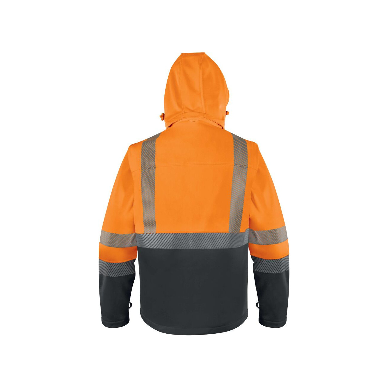 Veste softshell haute visibilité en manches amovibles Veste softshell haute visibilité en manches amovibles