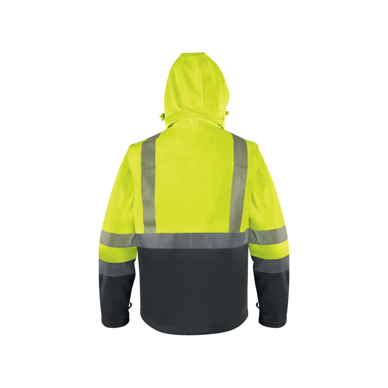 Veste softshell haute visibilité en manches amovibles Veste softshell haute visibilité en manches amovibles