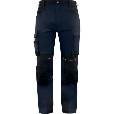 Pantalon de travail stretch coupe regular a haute résistance