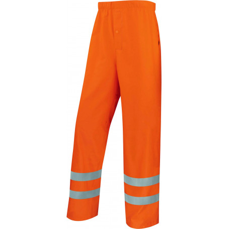 Pantalon de pluie imperméable enduit PU sur textile renforcé