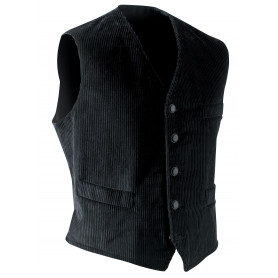 Gilet Denis : Gilet de Travail Charpentier en Velours 100% Coton