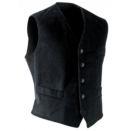 Gilet Denis : Gilet de Travail Charpentier en Velours 100% Coton