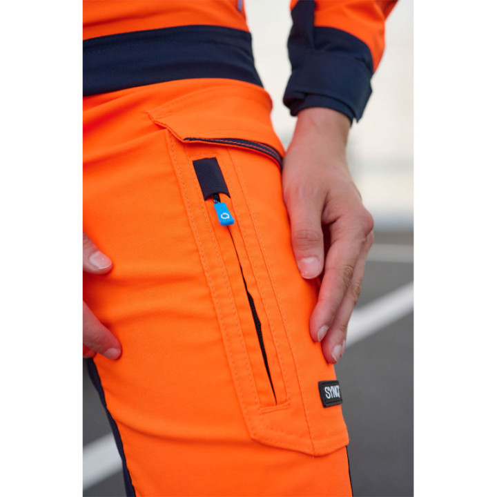 Pantalon de travail haute visibilité femme Beaqon Sioen