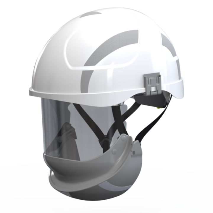 Casque électricien classe 2 avec écran intégré travaux électriques