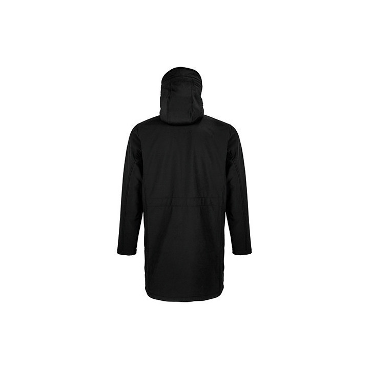 Veste softshell longue homme imperméable et confortable