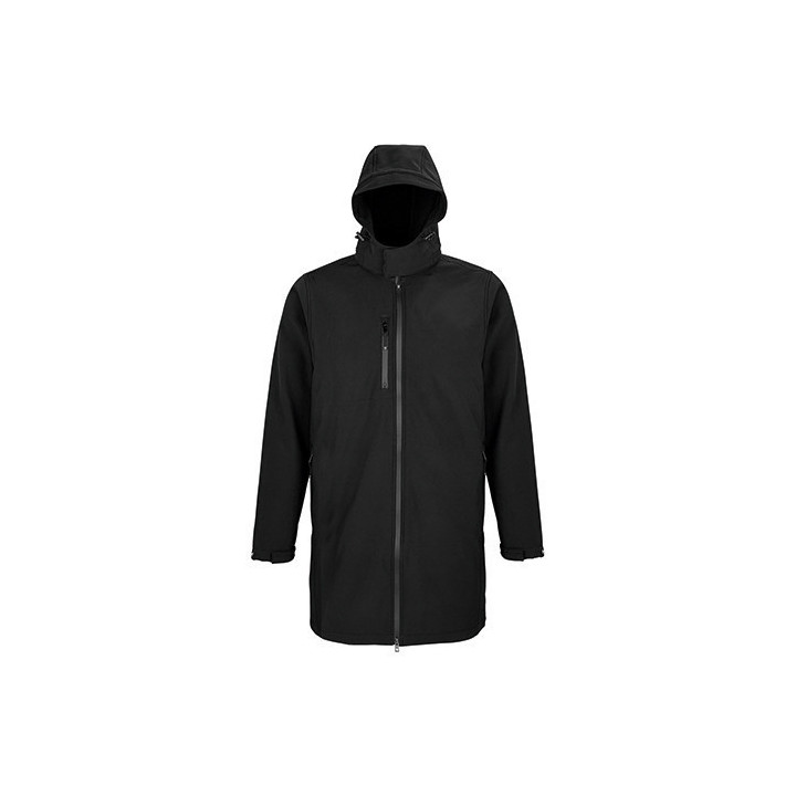 Veste softshell longue homme imperméable et confortable