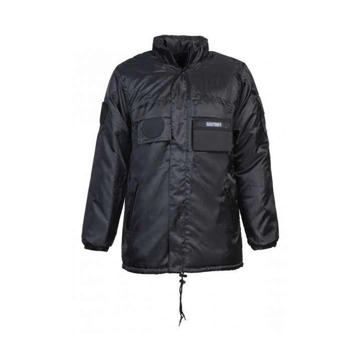 Parka coupe-vent fourrée Sécurité Privée gardiennage