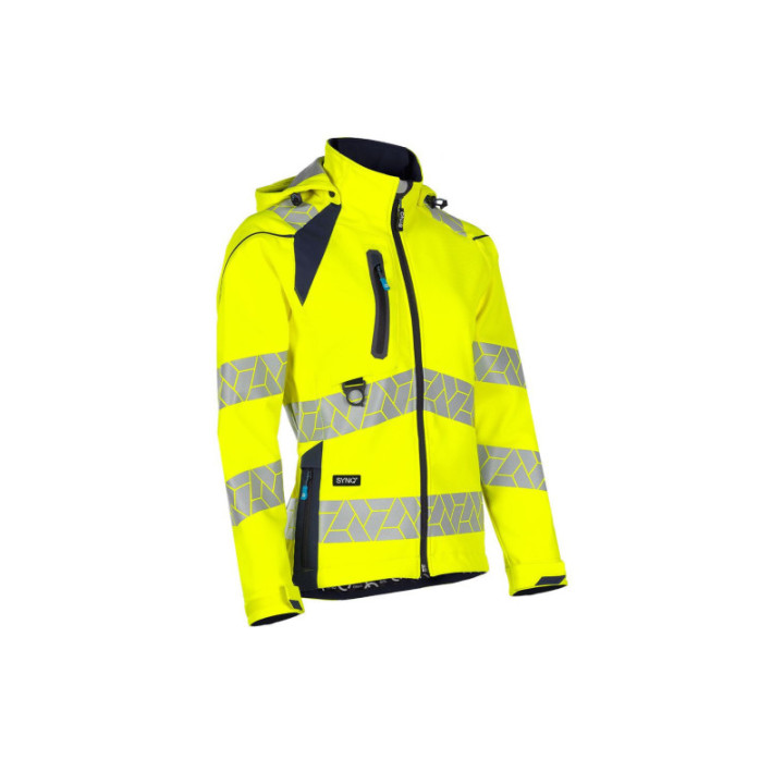 Veste softshell haute visibilité femme SYNQ Deteqtor Sioen
