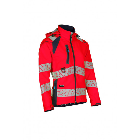 Veste Softshell Deteqtor Haute Visibilité pour Femme