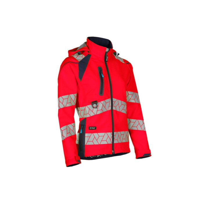 Veste softshell haute visibilité femme SYNQ Deteqtor Sioen