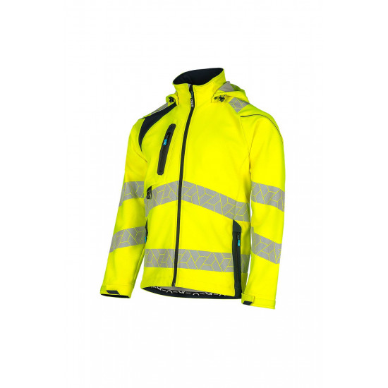 Veste Softshell Haute Visibilité Deteqtor – Sécurité, Confort et Protection Intempéries