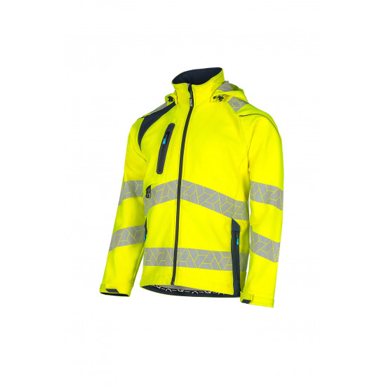 Veste Softshell Haute Visibilité Deteqtor – Sécurité, Confort et Protection Intempéries