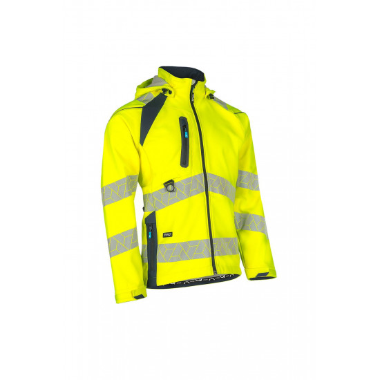 Veste Softshell Haute Visibilité Deteqtor – Sécurité, Confort et Protection Intempéries