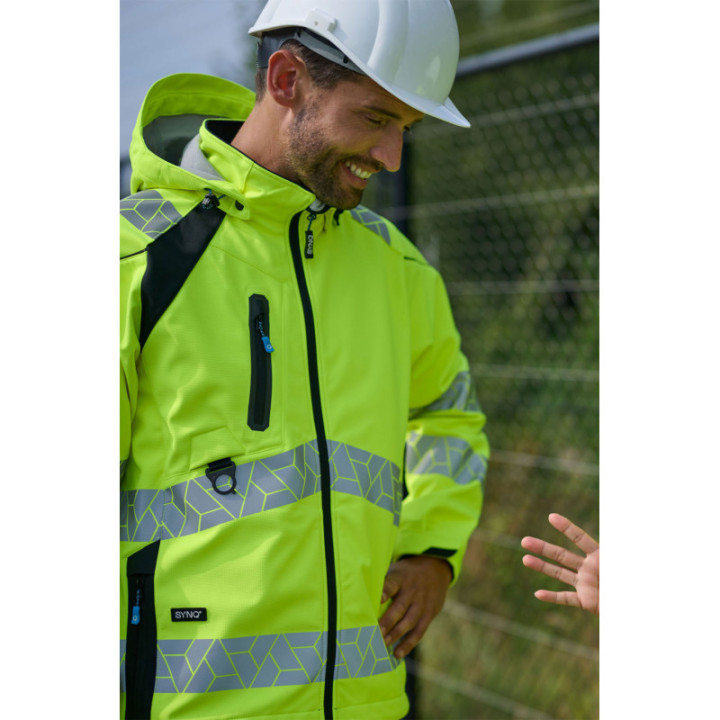 Veste softshell haute visibilité Deteqtor Sioen pro extérieur