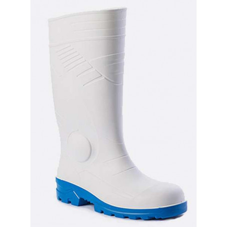 Botte blanche de sécurité en caoutchouc Nitrile/PVC