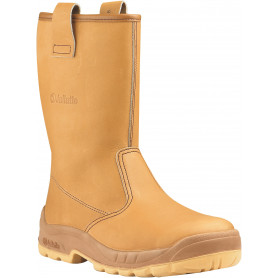 Botte de sécurité Jallatte en cuir pleine fleur