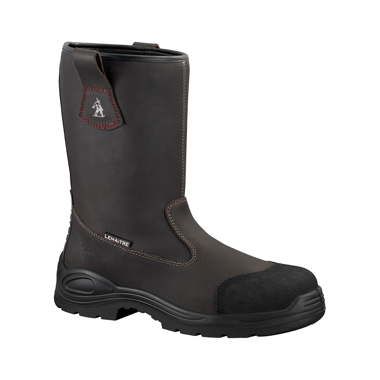 Botte en croûte de sécurité en cuir huilée Botte en croûte de sécurité en cuir huilée