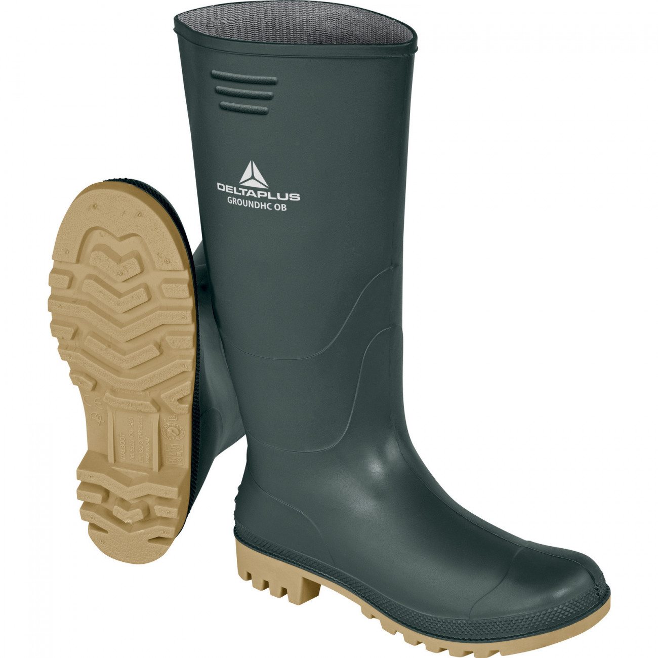Bottes de sécurité en PVC antidérapante SRA Bottes de sécurité en PVC antidérapante SRA