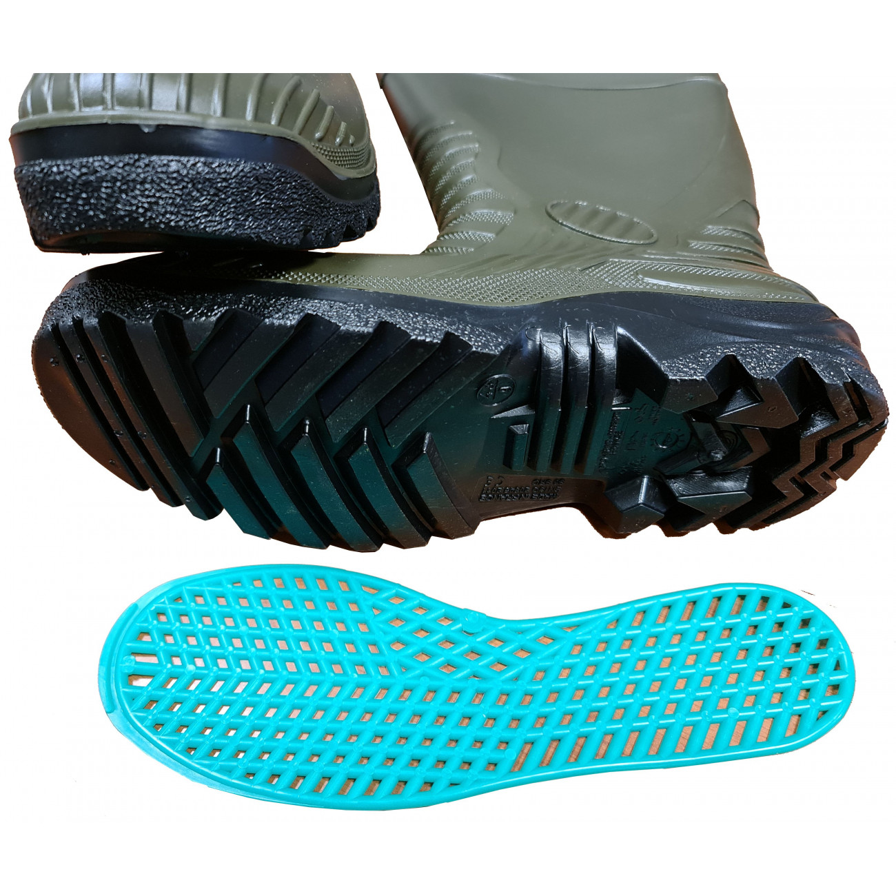 Bottes de chantier avec sécurité en PVC