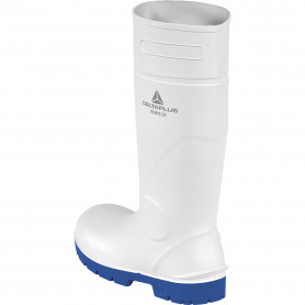 Botte de sécurité blanche en PVC, Agroalimentaire, Antiglisse SRC (2)