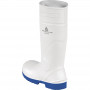 Botte de sécurité blanche en PVC, Agroalimentaire, Antiglisse SRC