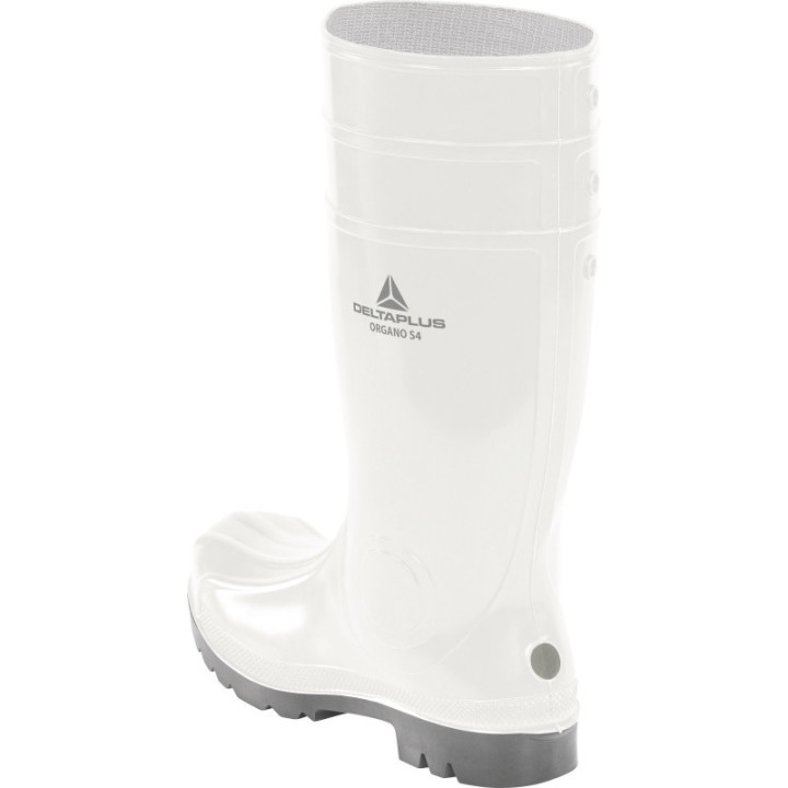 Bottes blanches agroalimentaire en PVC semelle antidérapante SRA