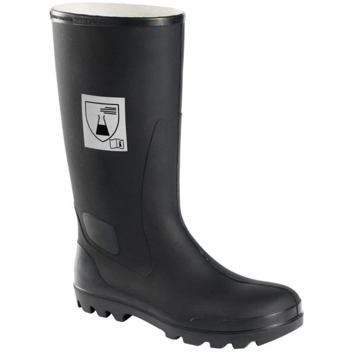 Bottes de sécurité anti-acide en Néoprène légère et souple