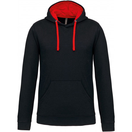 Sweat à capuche unisexe contrastée Kariban