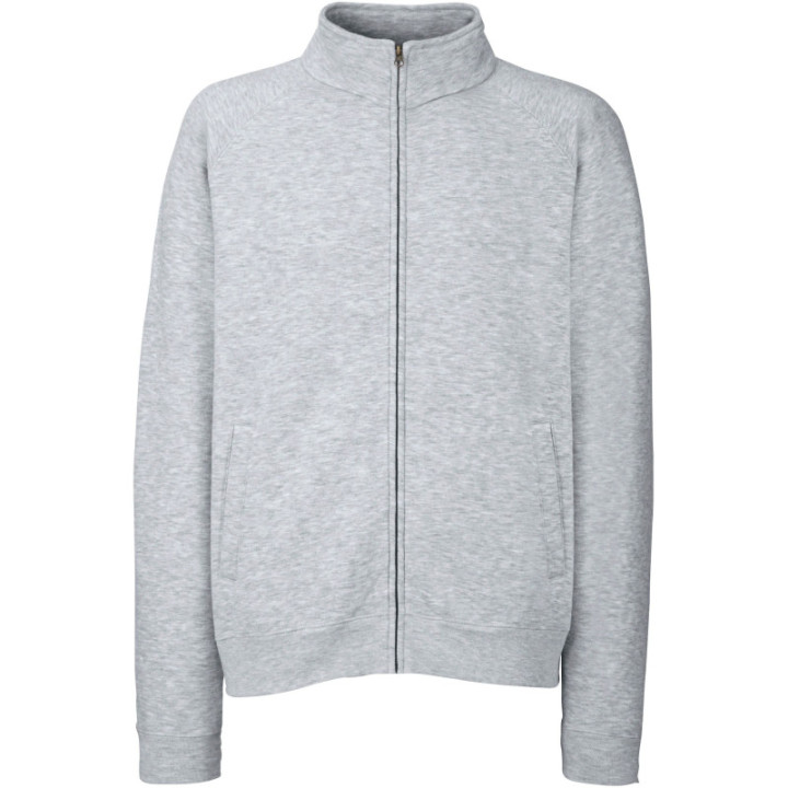 Sweat  veste molleton homme zippée Fruit of the Loom