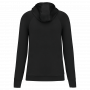 Sweat-shirt capuche 1/4 zip sport