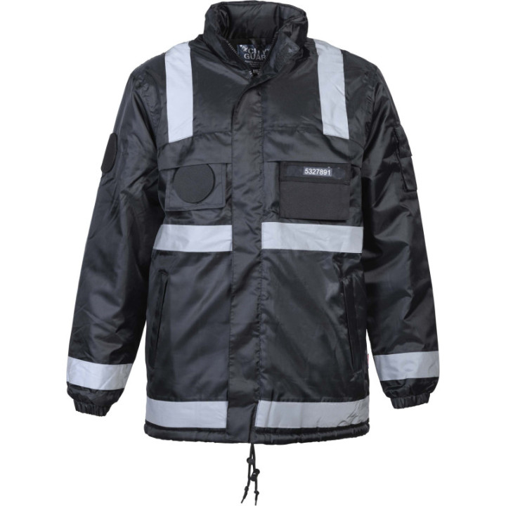 Coupe vent pour Sécurité Privée avec bandes rétro-réfléchissantes