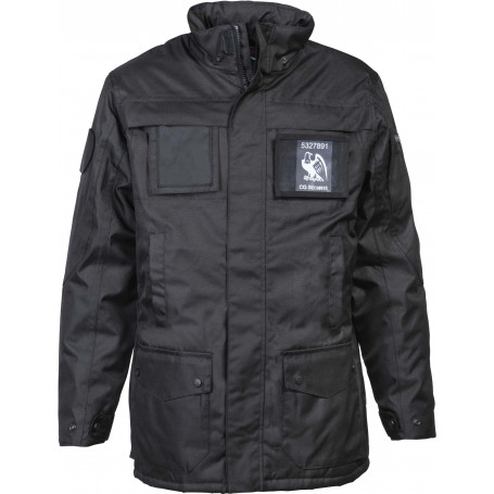 Parka agent de sécurité imperméable chaude hiver