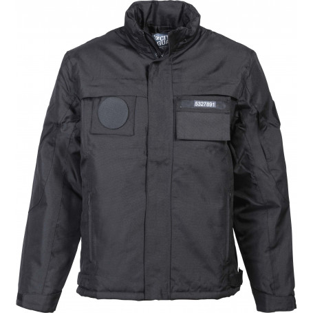 Blouson imperméable chaud hiver pour agents de sécurité et vigils