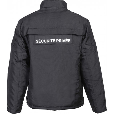 Blouson imperméable chaud hiver pour agents de sécurité et vigils