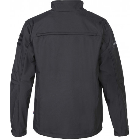 Blouson en softshell pour agent de sécurité et gardiennage
