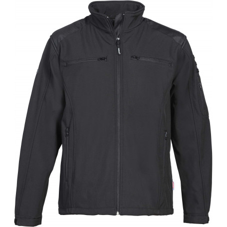 Blouson en softshell pour agent de sécurité et gardiennage