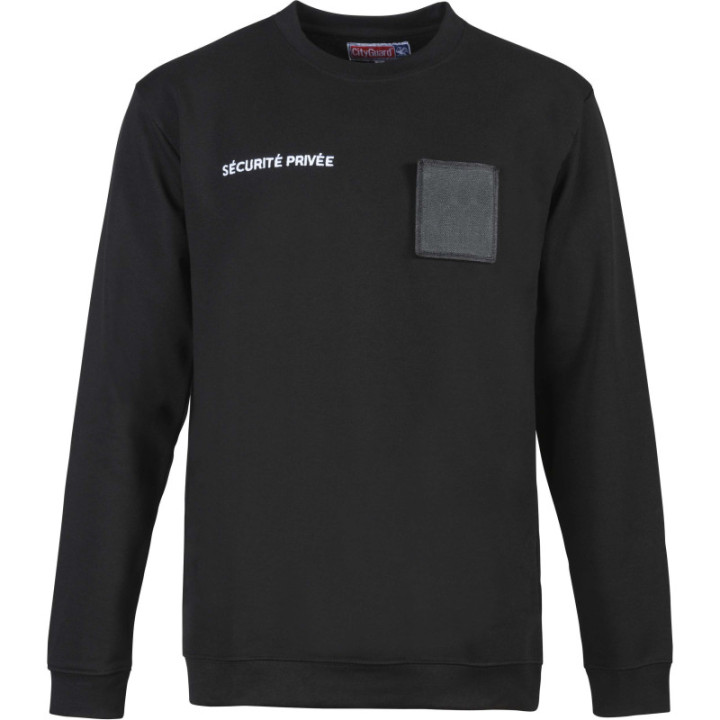 Sweat-Shirt Sécurité avec Grande Fenêtre d’Identification - Pratique et Professionnel