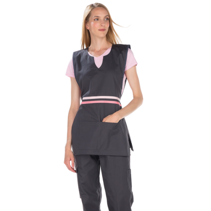 Chasuble femme médicale REMI à lacets côté sans manches