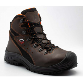Chaussures de sécurité homme S3 cuir pleine fleur et nylon robustes et confortables