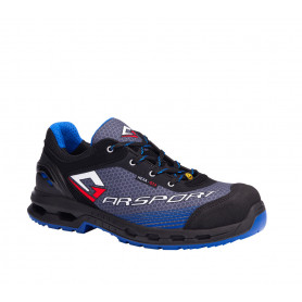 Chaussures de Sécurité S1P Anthracite/Bleu – Légères, Souples & Normées EN ISO 20345