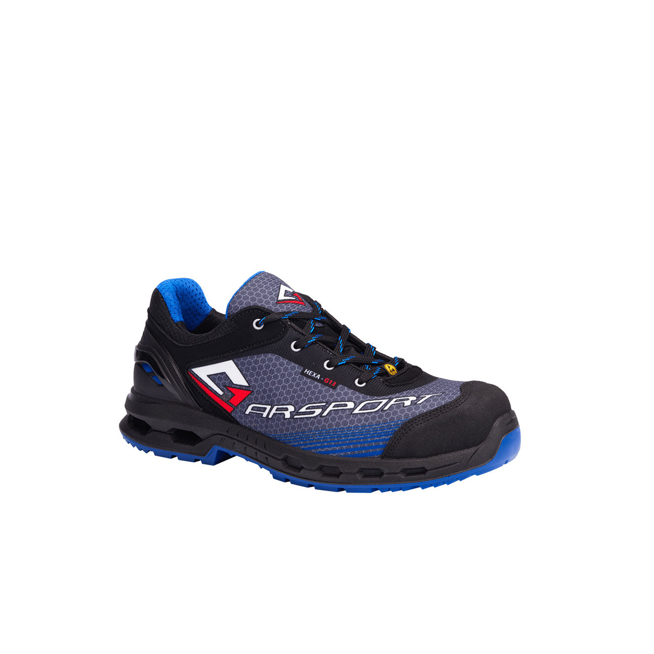 Chaussures de Sécurité S1P Anthracite/Bleu – Légères, Souples & Normées EN ISO 20345