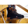 Chaussure de sécurité S3 haute performance Noir Orange look sportif et confort