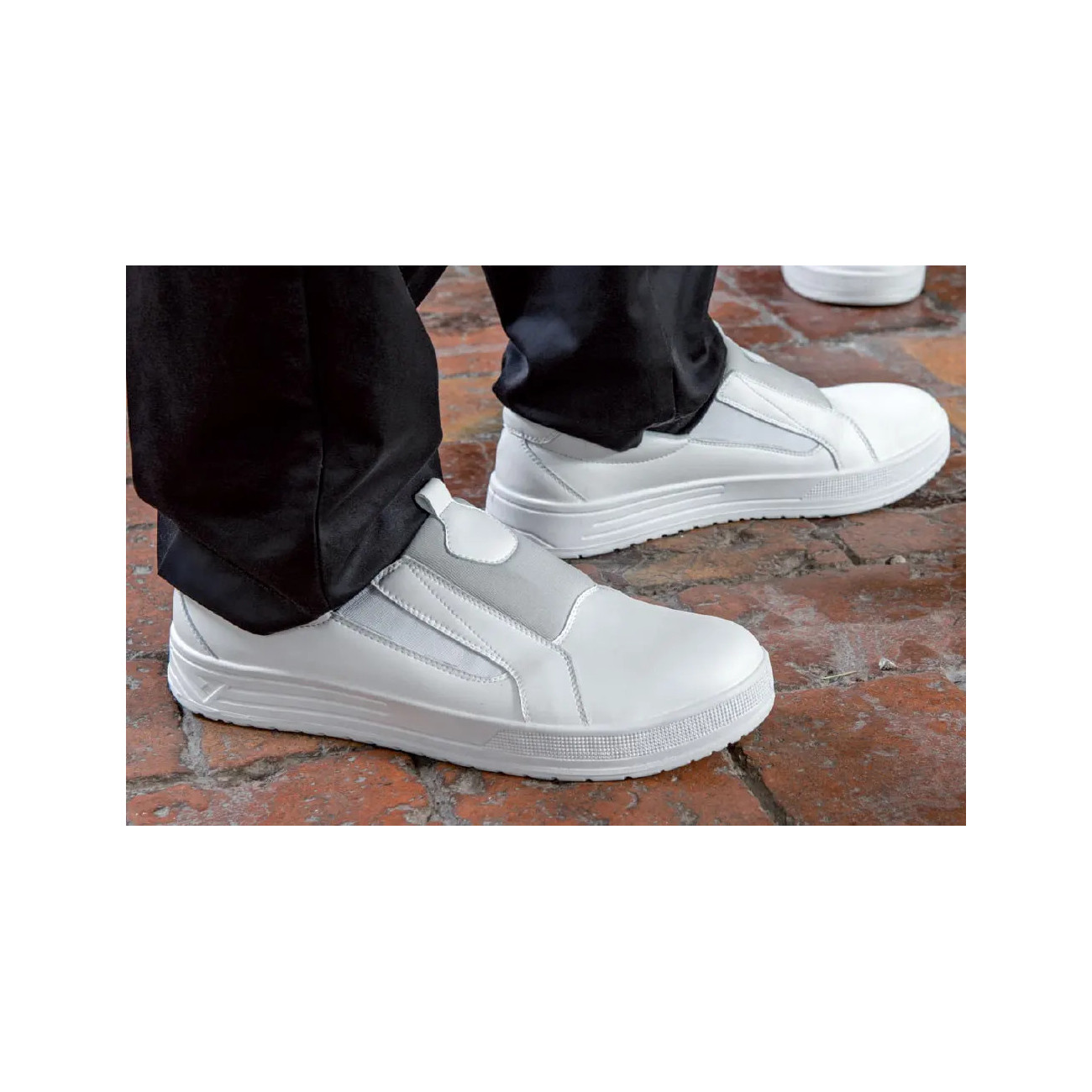 Chaussures de cuisine respirantes Alfredo Low S2 légères et antidérapantes Chaussures de cuisine respirantes Alfredo Low S2 légères et antidérapantes