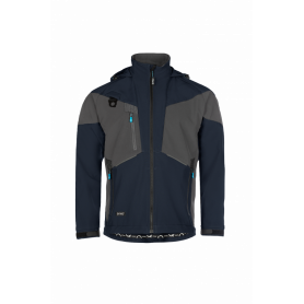SYNQ® Softshell 3 Couches : Veste de Travail Imperméable, Respirante et Recyclée