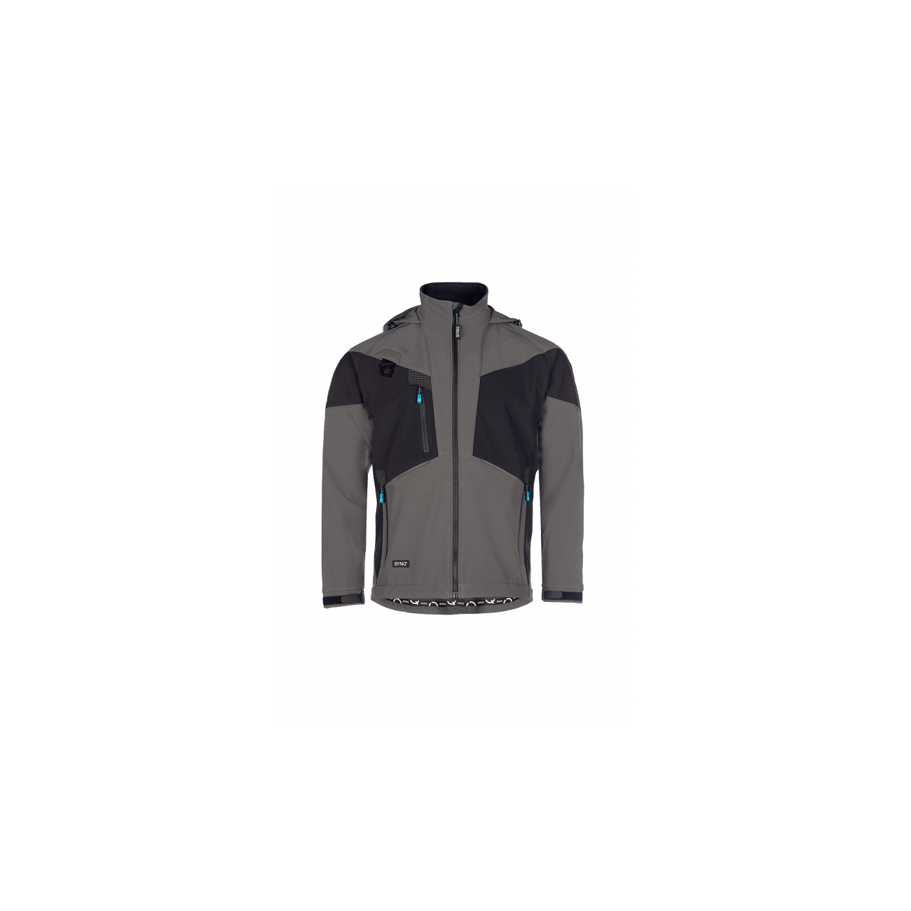 SYNQ® Softshell 3 Couches : Veste de Travail Imperméable, Respirante et Recyclée